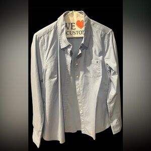 Tommy Hilfiger Blue Casual Button Down Shirt. Medium